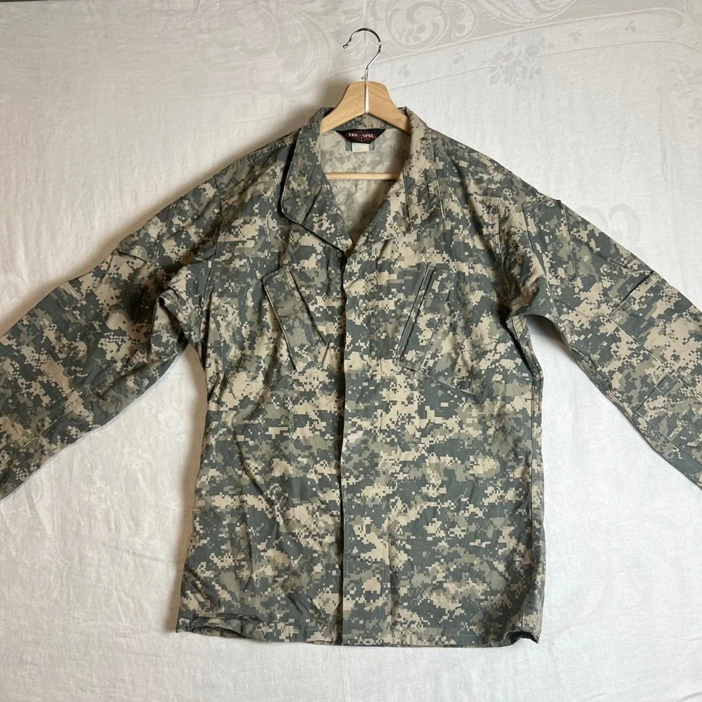 TRU-SPEC Digital Camo Military‎ Field Jacket Medium Regular Men's Utility Work
